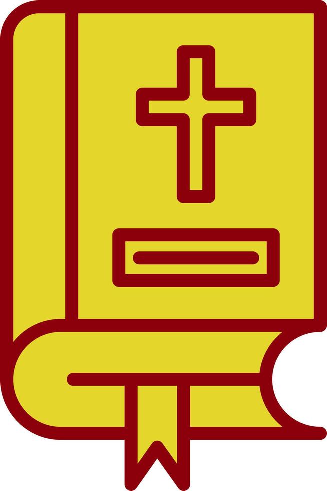 Bibel-Vektor-Icon-Design vektor