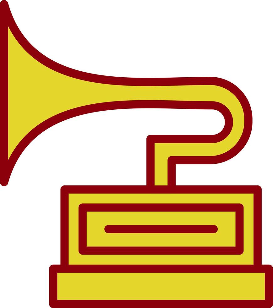 grammofon vektor ikon design