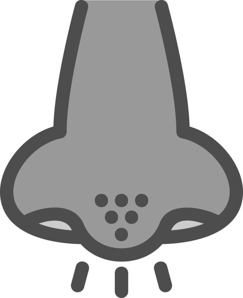 Rhinologie-Vektor-Icon-Design vektor