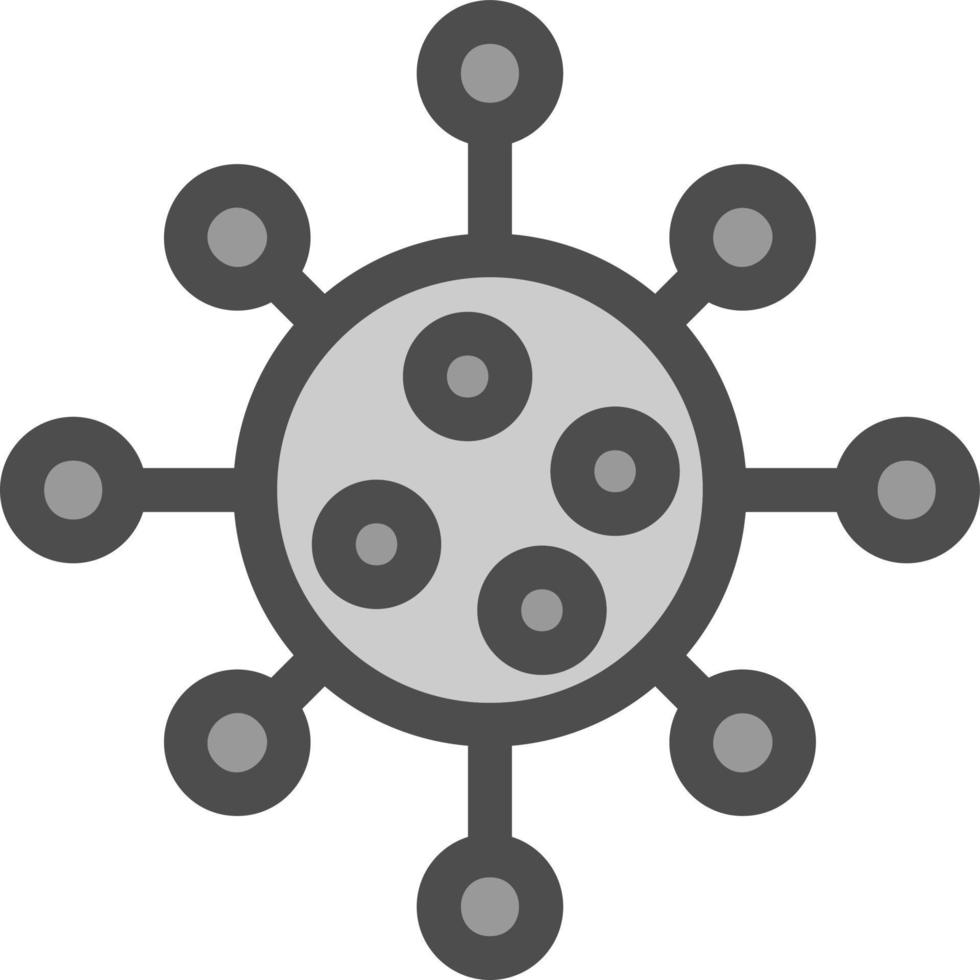 Virus-Vektor-Icon-Design vektor