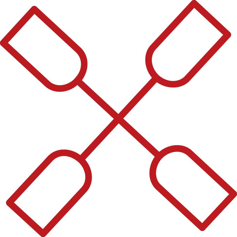 Paddel-Vektor-Symbol vektor