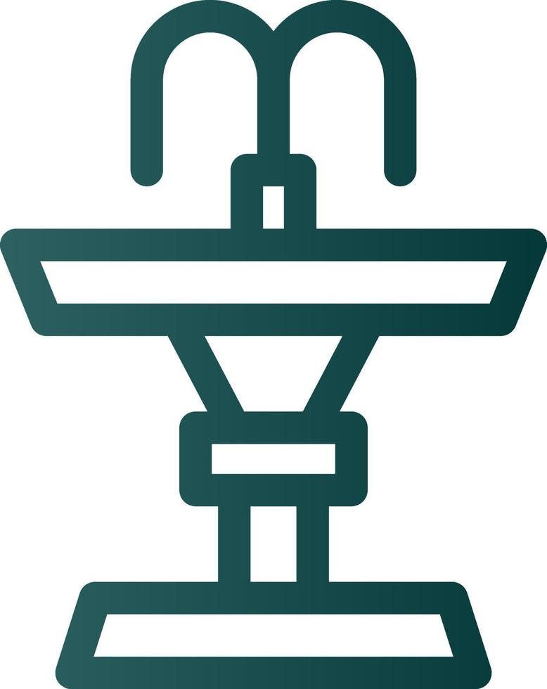 Brunnen-Vektor-Icon-Design vektor