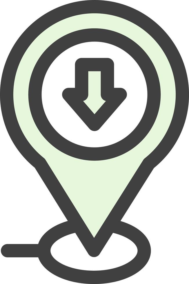 Marker-Vektor-Icon-Design vektor