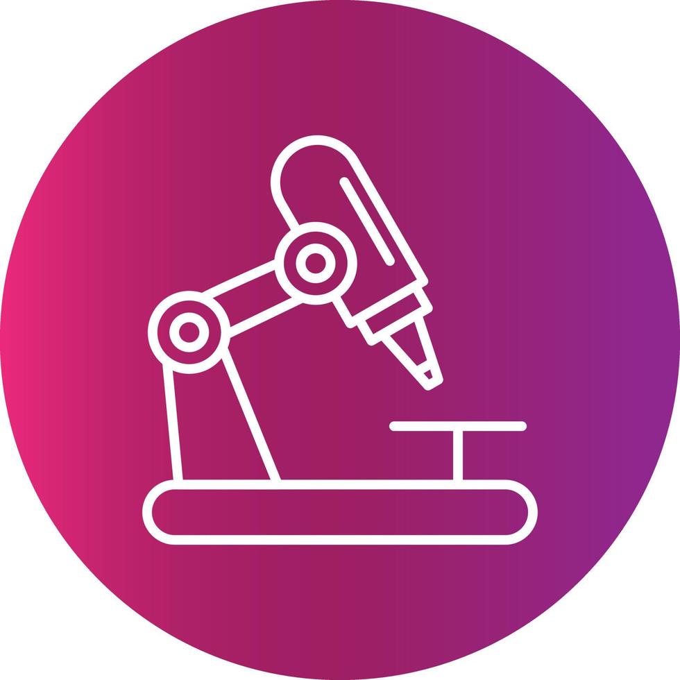 mikroskop kreativ ikon vektor