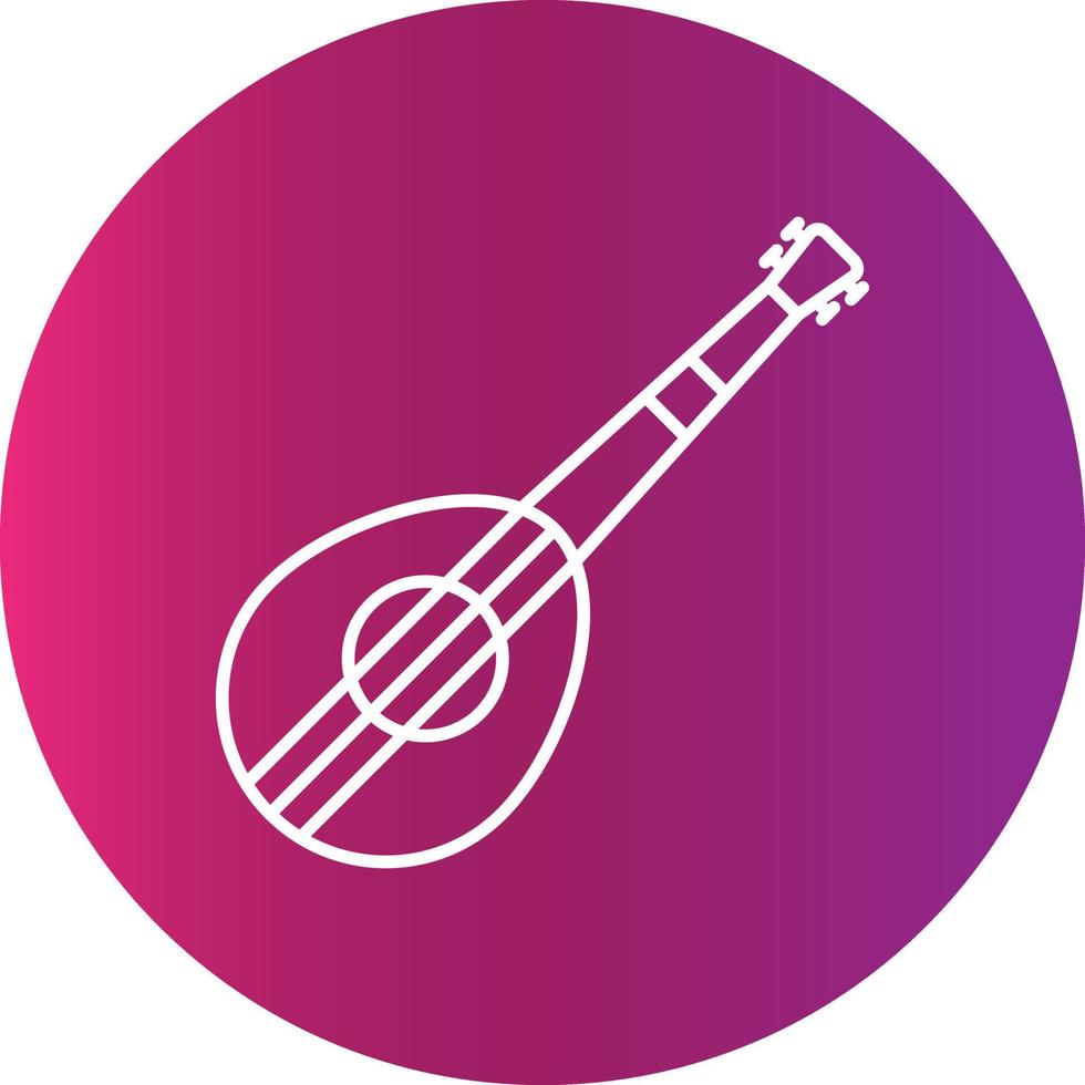 mandolin kreativ ikon vektor