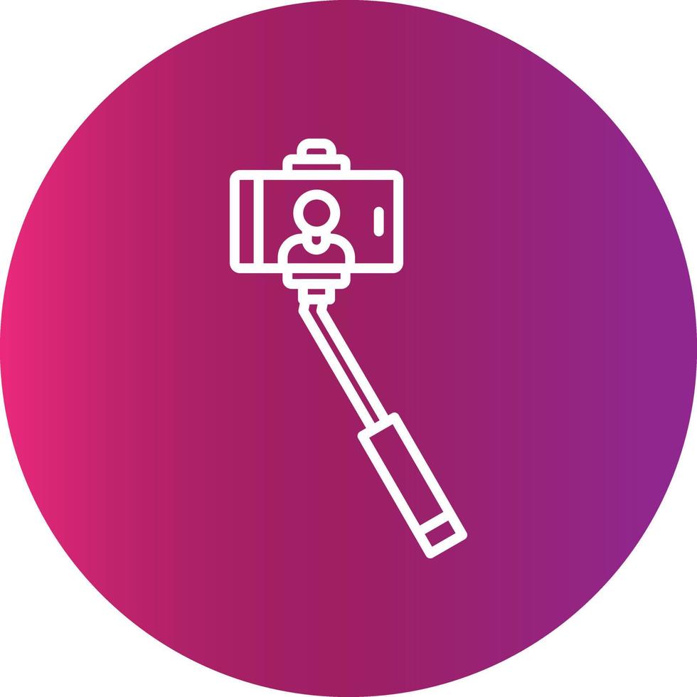 selfie kreativ ikon vektor
