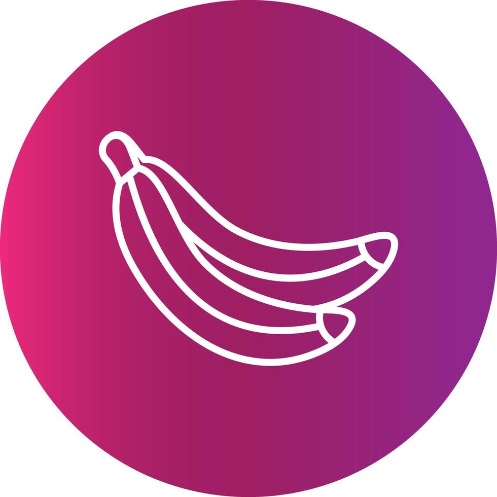 Banane kreatives Symbol vektor