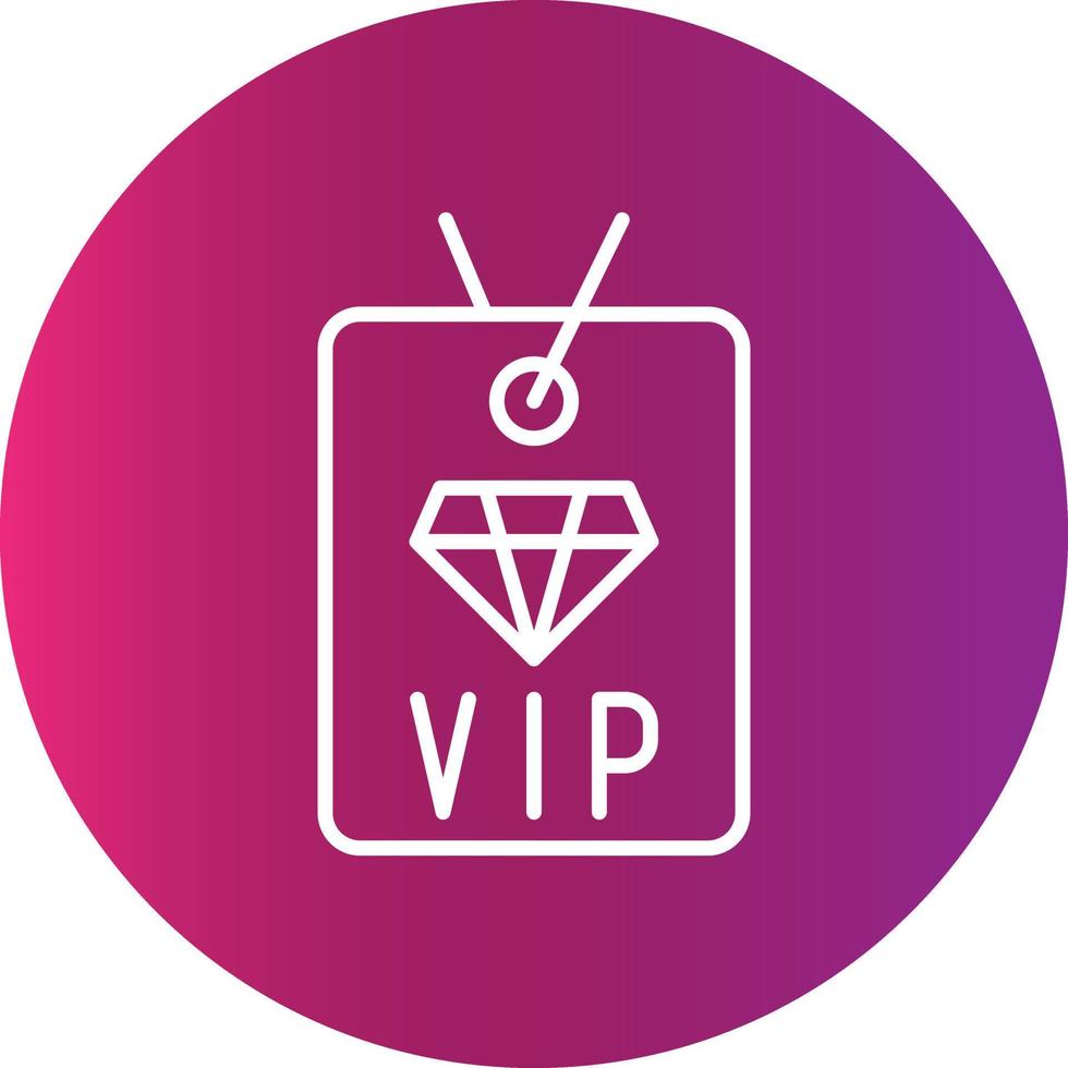 vip-privileg kreatives symbol vektor