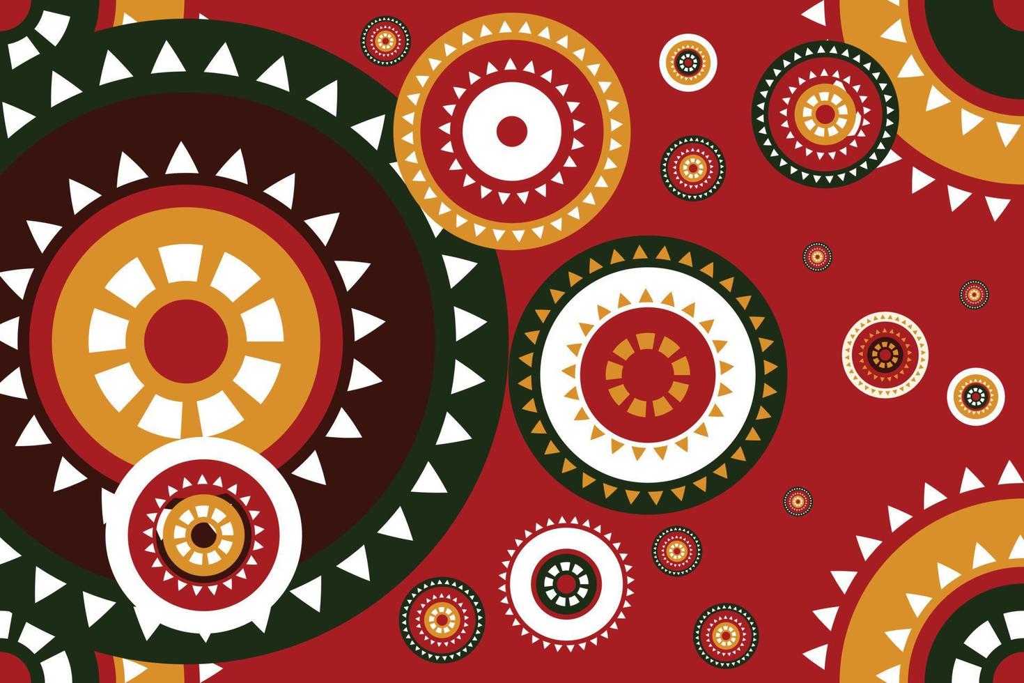Afrikanische Kente-Stoffmuster Vektor nahtloses Muster traditionelles ethnisches orientalisches Design für den Hintergrund. Volksstickerei, indisch, skandinavisch, Zigeuner, mexikanisch, afrikanischer Teppich, Tapete.
