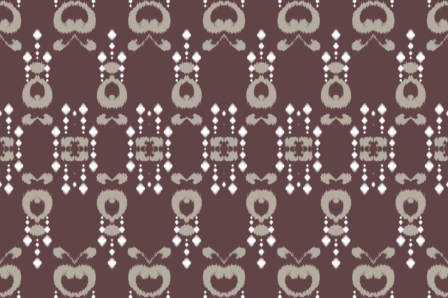 Ethno-Ikat-Blumenbatik-Textil-nahtloses Muster, digitales Vektordesign für den Druck, Saree, Kurti, Borneo, Stoffrand, Pinselsymbole, Musterdesigner vektor