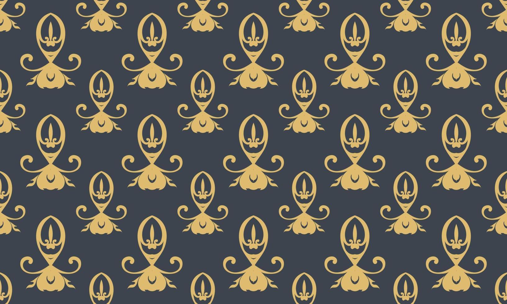 damast- fleur de lis vektor sömlös mönster bakgrund tapet fleur de lis mönster afrikansk digital textur design för skriva ut tryckbar tyg saree gräns.