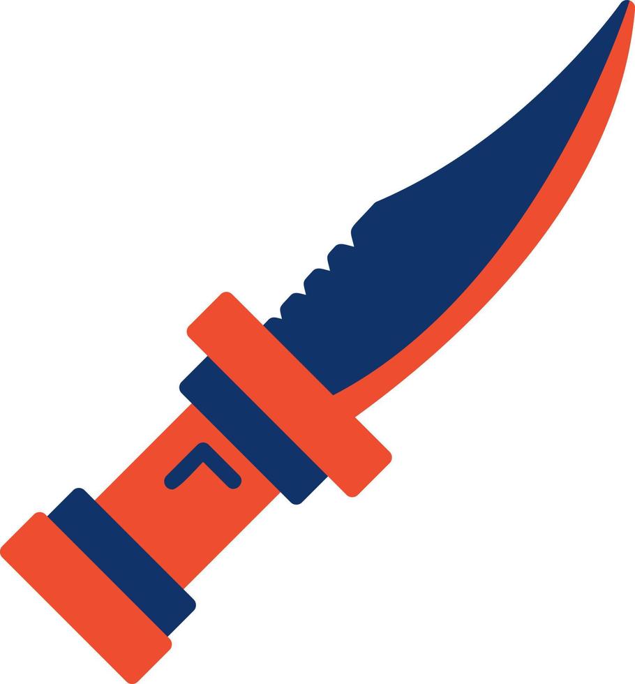 polis kniv kreativ ikon design vektor