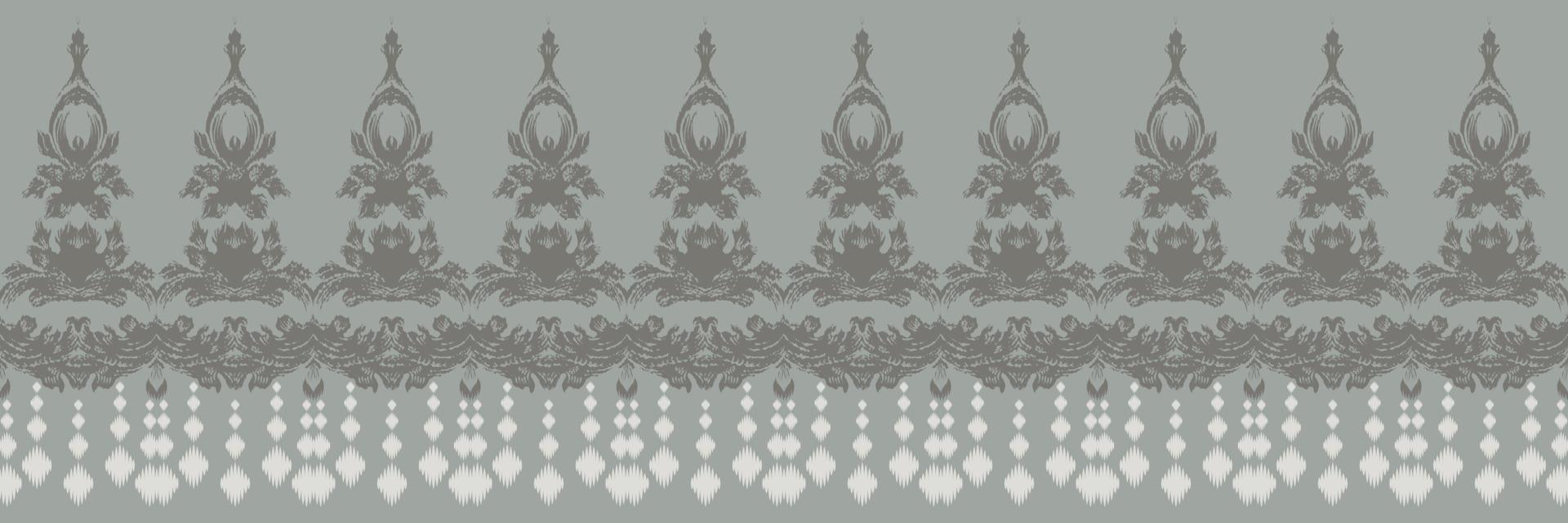 etnisk ikat triangel batik textil- sömlös mönster digital vektor design för skriva ut saree kurti borneo tyg gräns borsta symboler färgrutor fest ha på sig