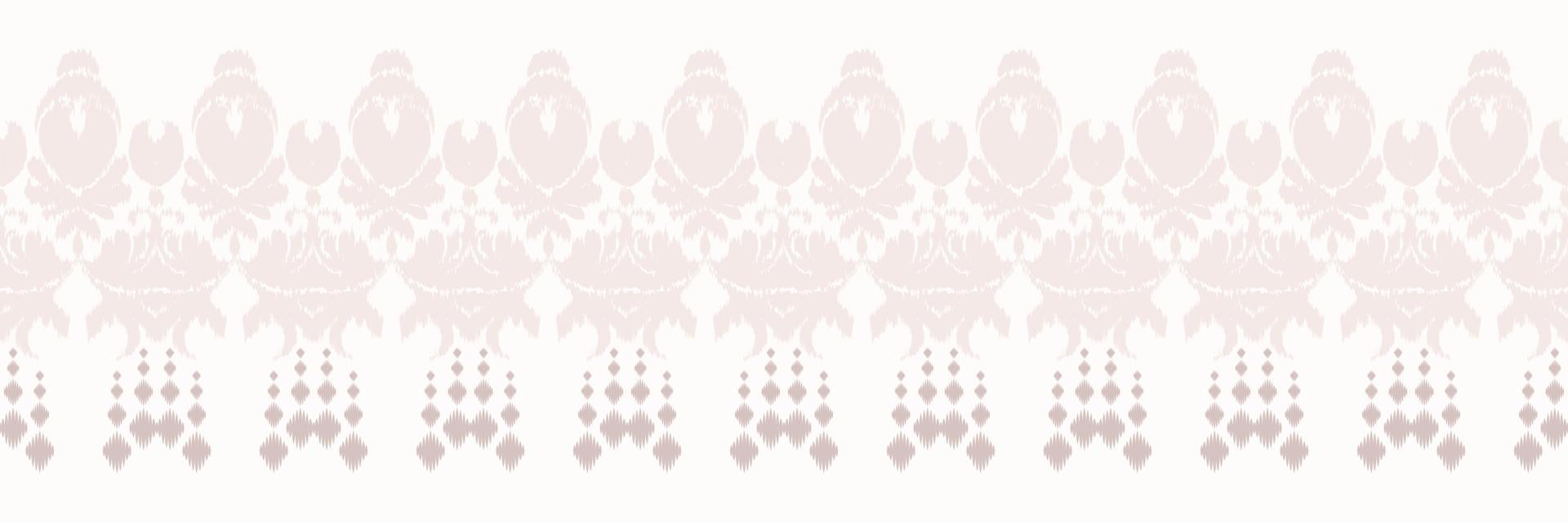 Batik Textil Filipino Ikat nahtloses Muster digitales Vektordesign für den Druck Saree Kurti Borneo Stoffrand Pinselsymbole Farbfelder Baumwolle vektor