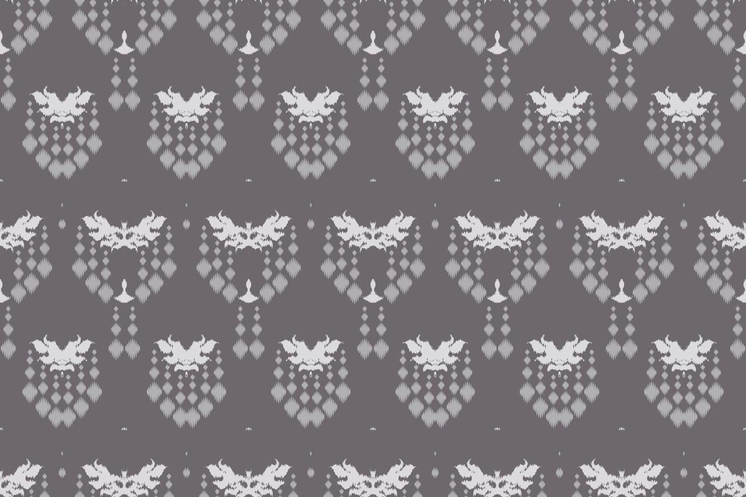 ikkat eller ikat damast- batik textil- sömlös mönster digital vektor design för skriva ut saree kurti borneo tyg gräns borsta symboler färgrutor bomull