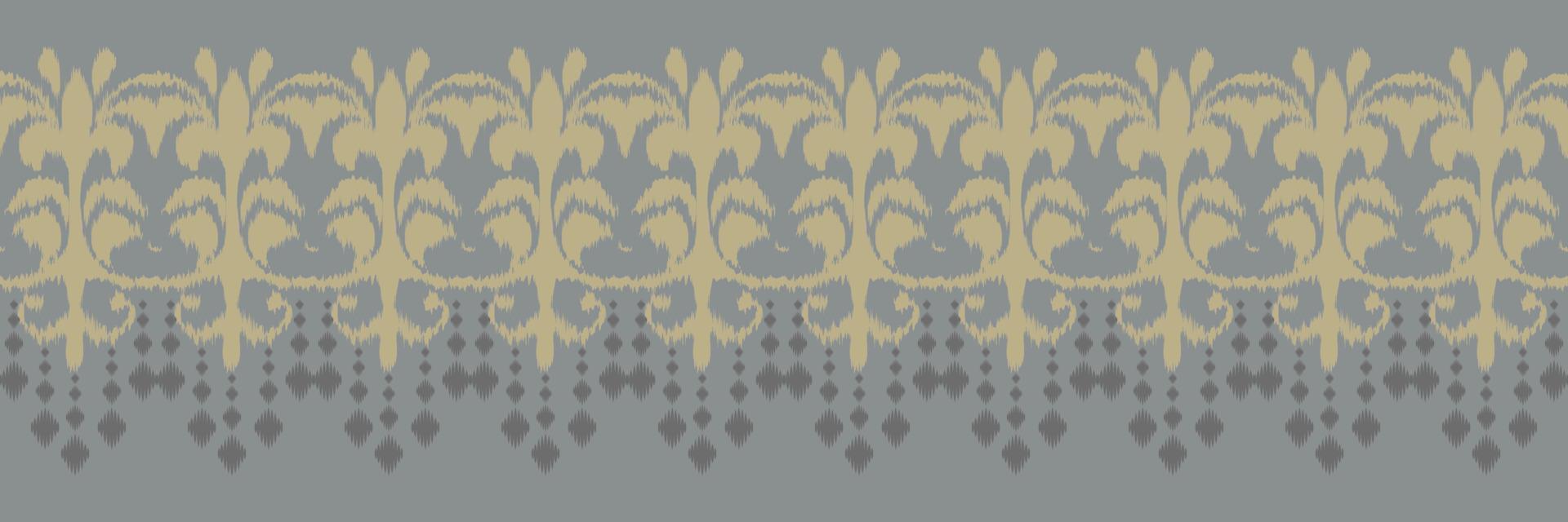 ikat floral Stammes-Hintergrund nahtlose Muster. ethnische geometrische batik ikkat digitaler vektor textildesign für drucke stoff saree mughal pinsel symbol schwaden textur kurti kurtis kurtas