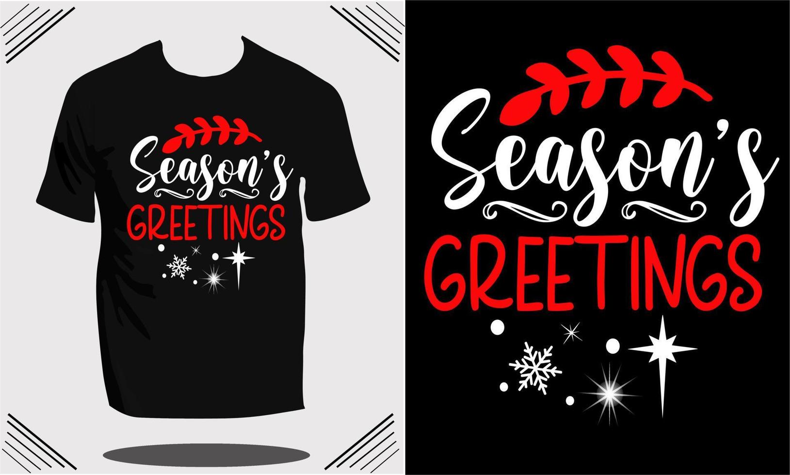 Weihnachts-T-Shirt-Design oder Weihnachtsvektor und Weihnachtstypografie-T-Shirt-Design vektor