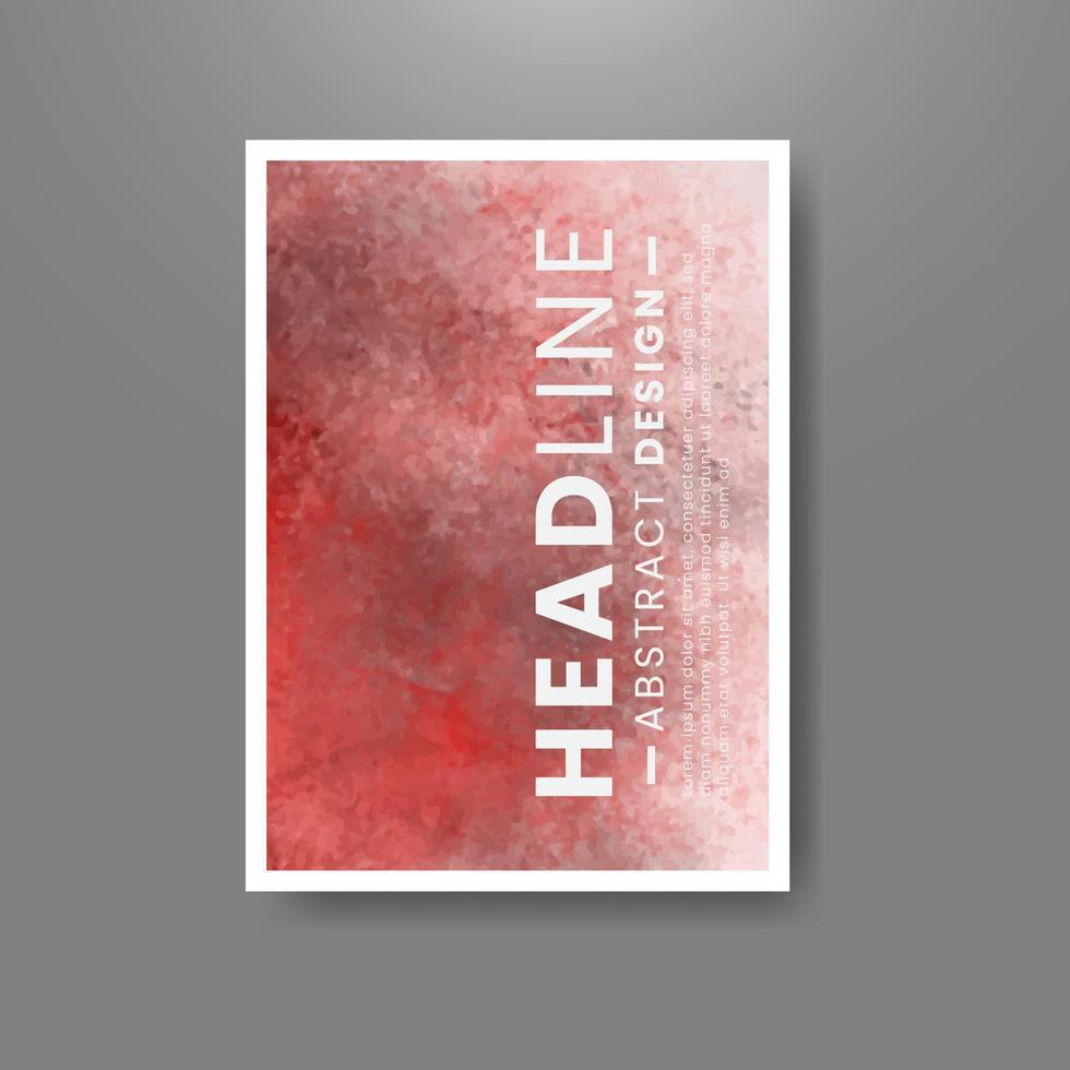 Karten mit Aquarellhintergrund. design für ihr cover, datum, postkarte, banner, logo. vektor