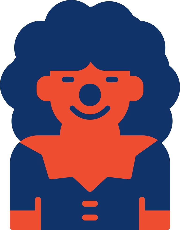 Clown kreatives Icon-Design vektor