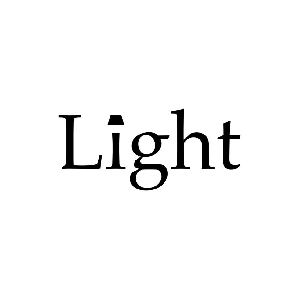 de ljus logotyp vektor design