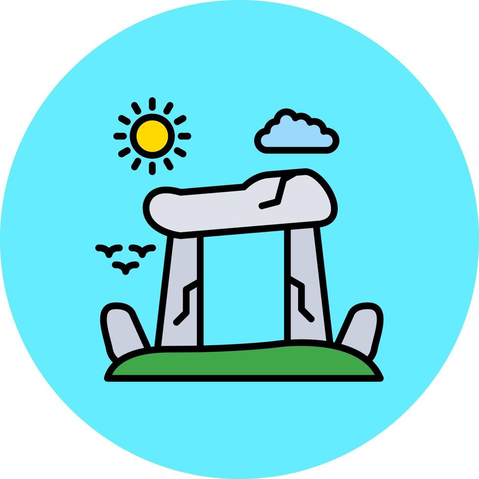 Stonehenge kreatives Icon-Design vektor