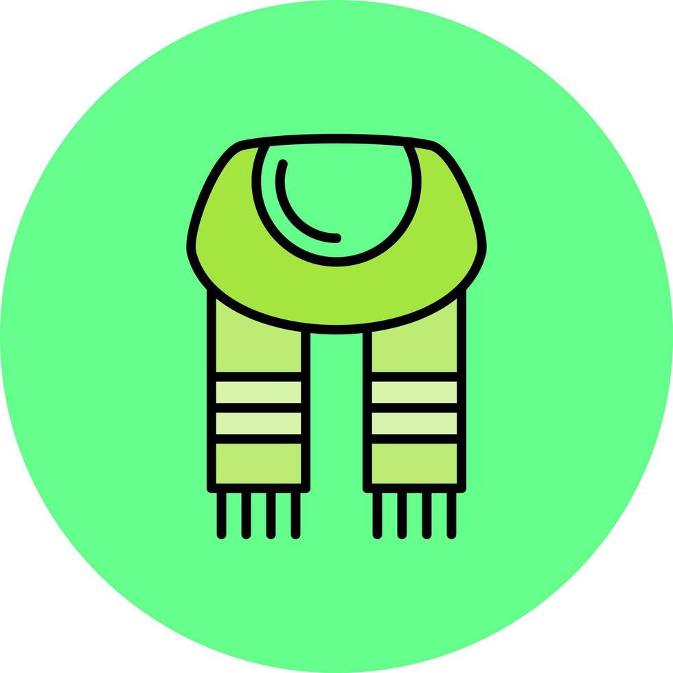 scarf kreativ ikon design vektor