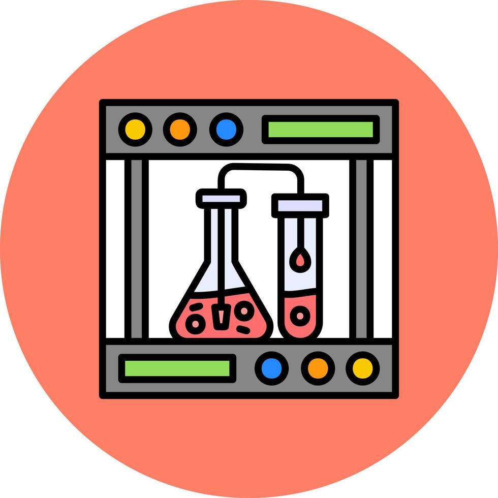 Chemie kreatives Icon-Design vektor