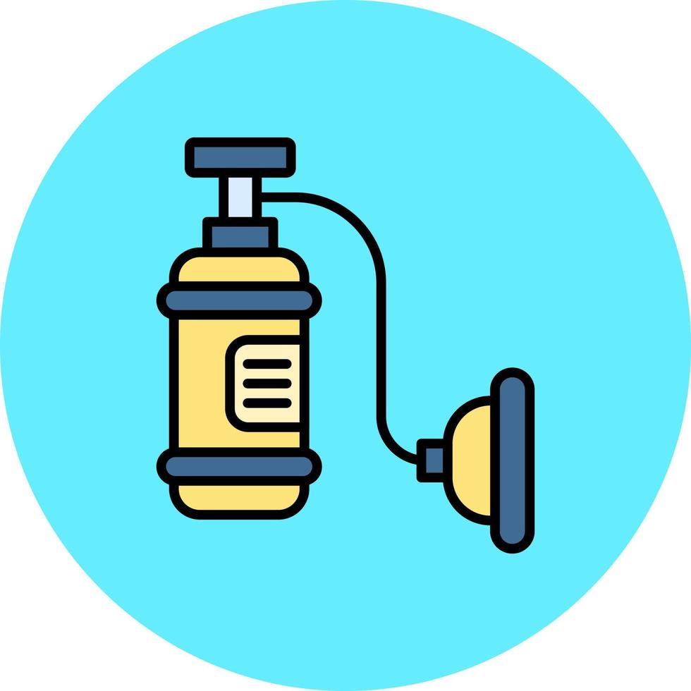 Sauerstofftank kreatives Icon-Design vektor