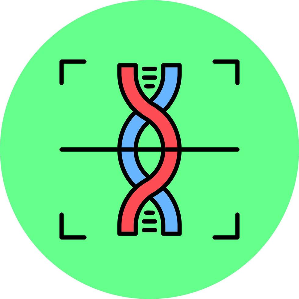 DNA-kreatives Icon-Design vektor