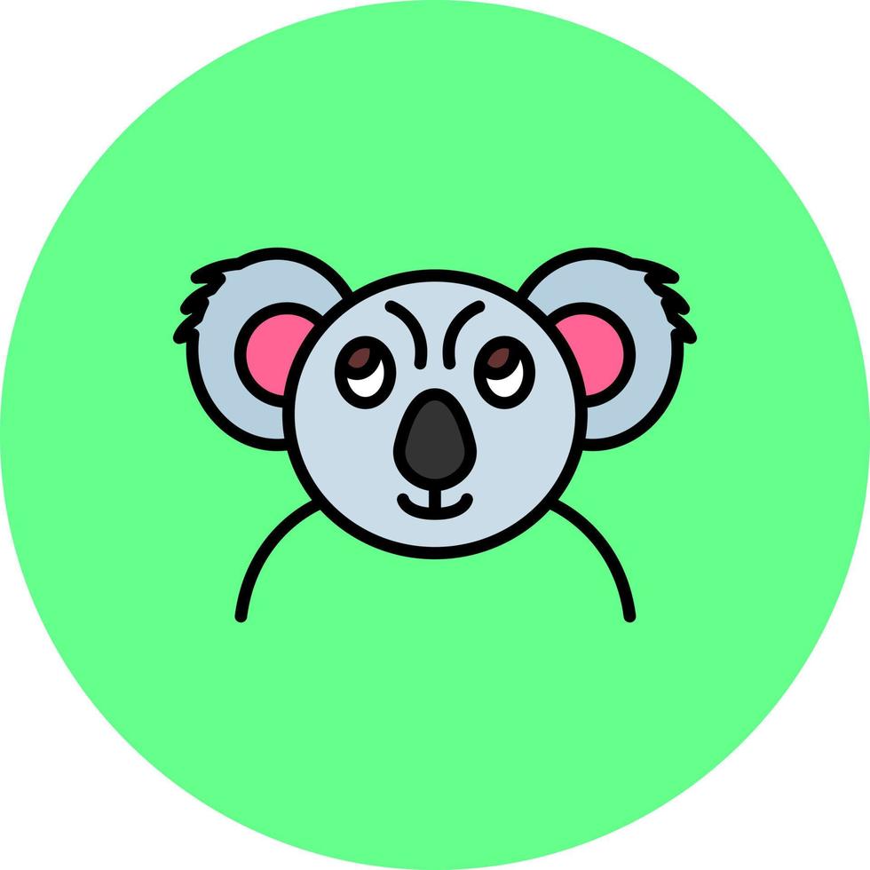 Koala kreatives Icon-Design vektor