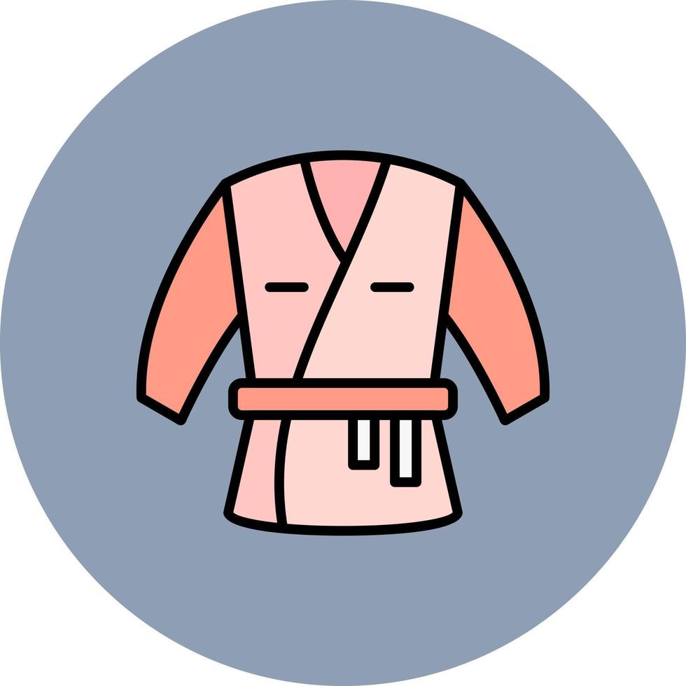 Kimono kreatives Icon-Design vektor