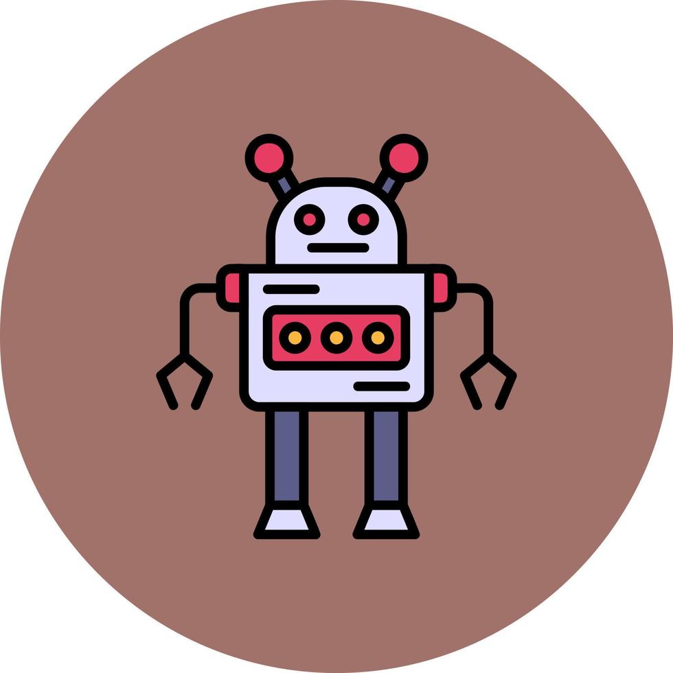 robot kreativ ikon design vektor