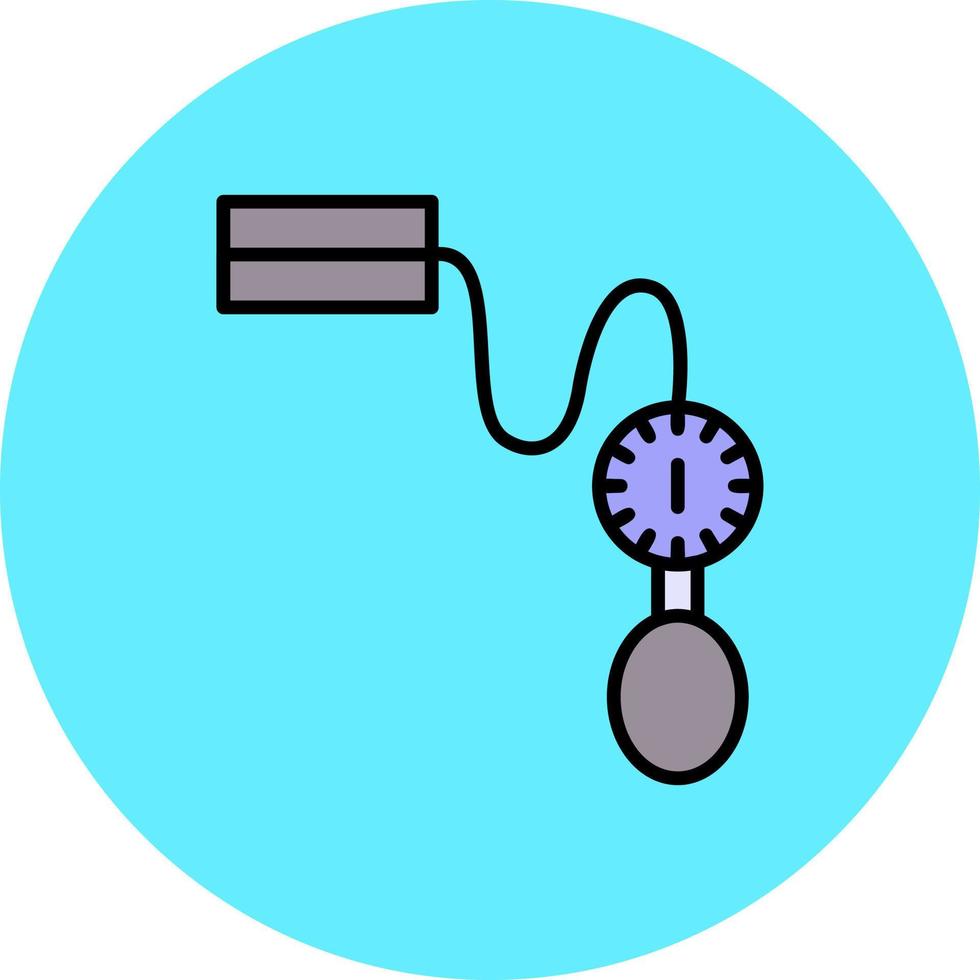 tensiometer kreativ ikon design vektor