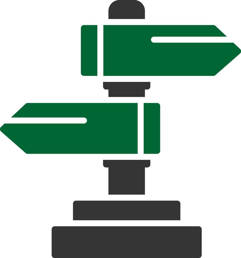 Straßenschild kreatives Icon-Design vektor