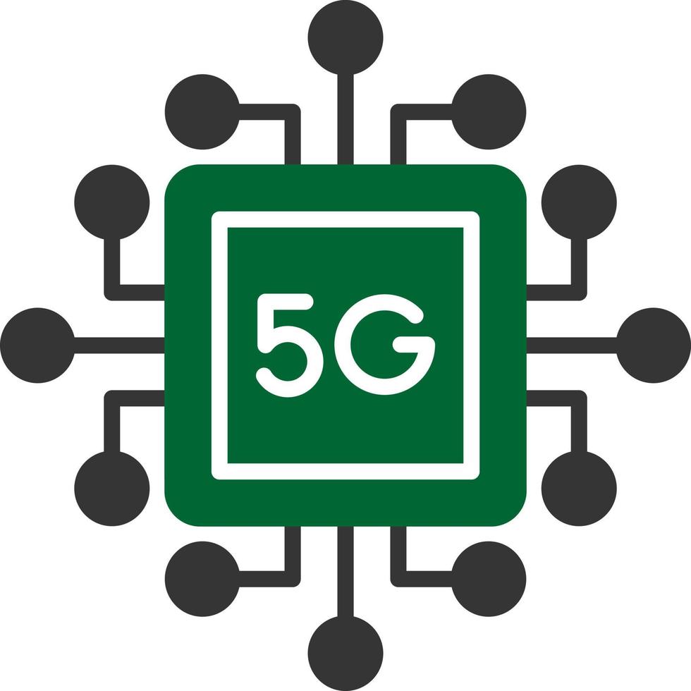 5g kreatives Icon-Design vektor