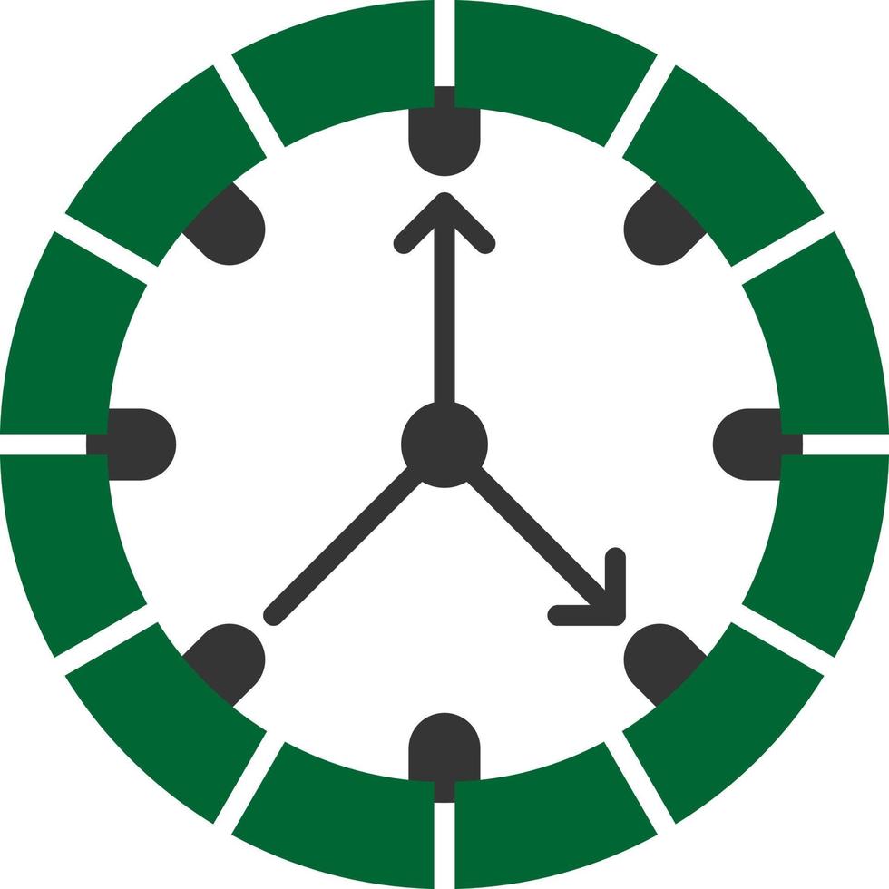 Uhr kreatives Icon-Design vektor