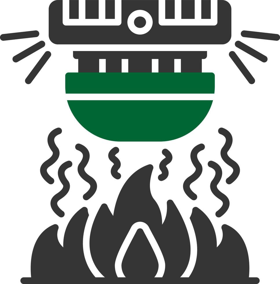 Feueralarm kreatives Icon-Design vektor