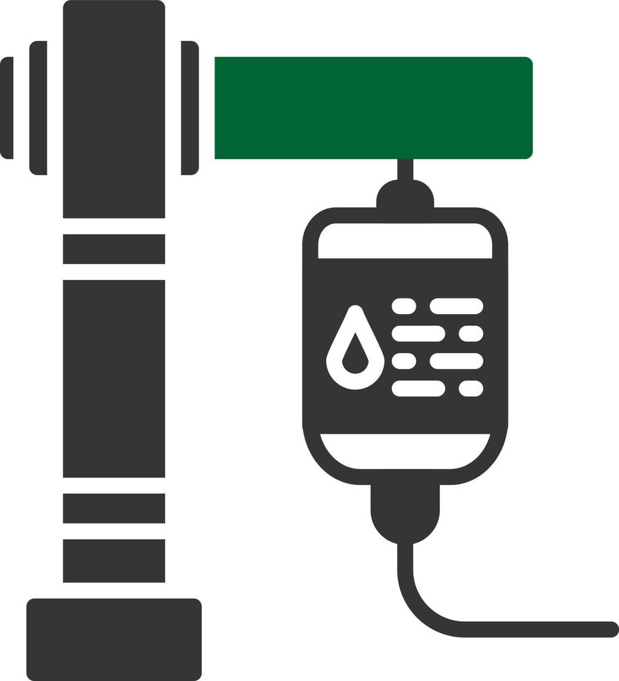 Bluttransfusion kreatives Icon-Design vektor