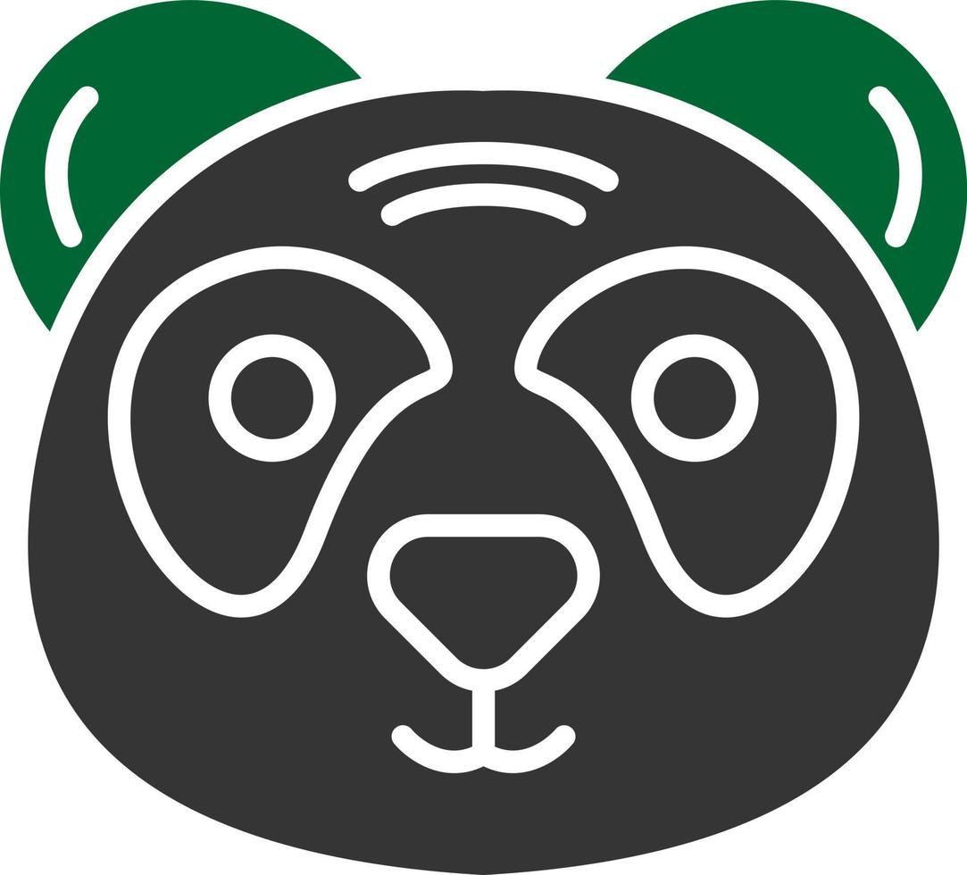 panda kreativ ikon design vektor