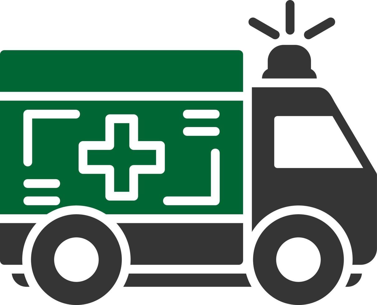 Krankenwagen kreatives Icon-Design vektor