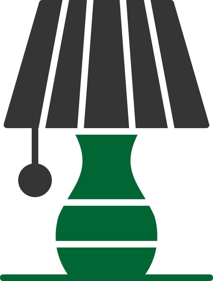 Tischlampe kreatives Icon-Design vektor