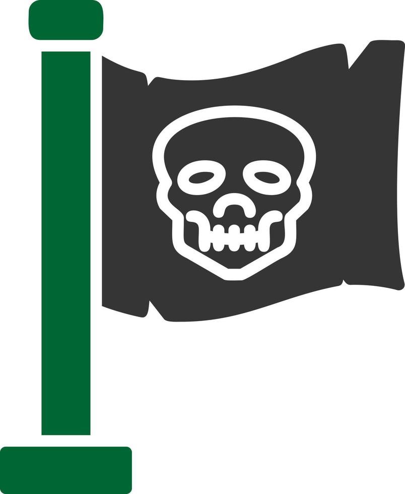 Piratenflagge kreatives Icon-Design vektor