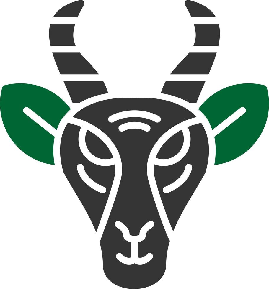 Gazelle kreatives Icon-Design vektor