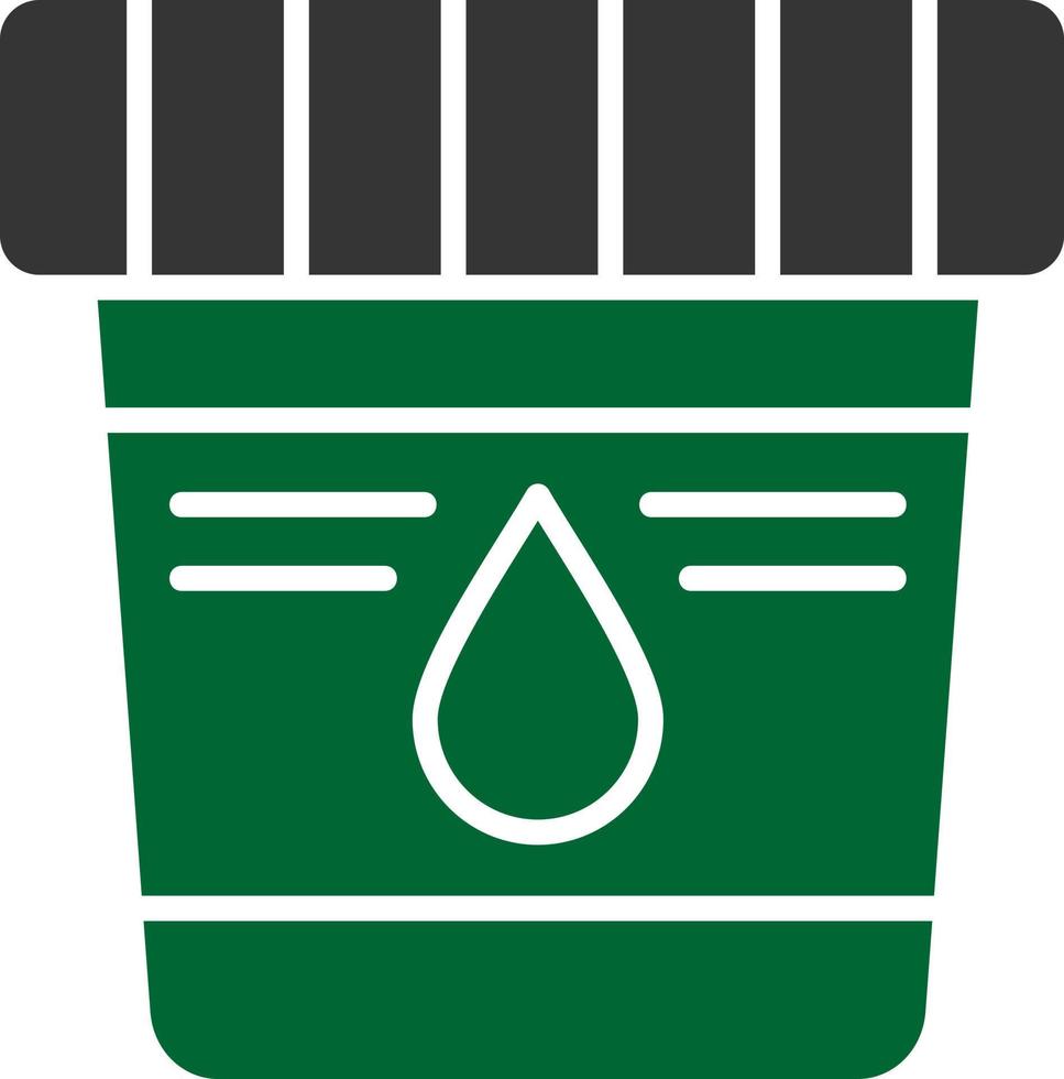 Urinprobe kreatives Icon-Design vektor