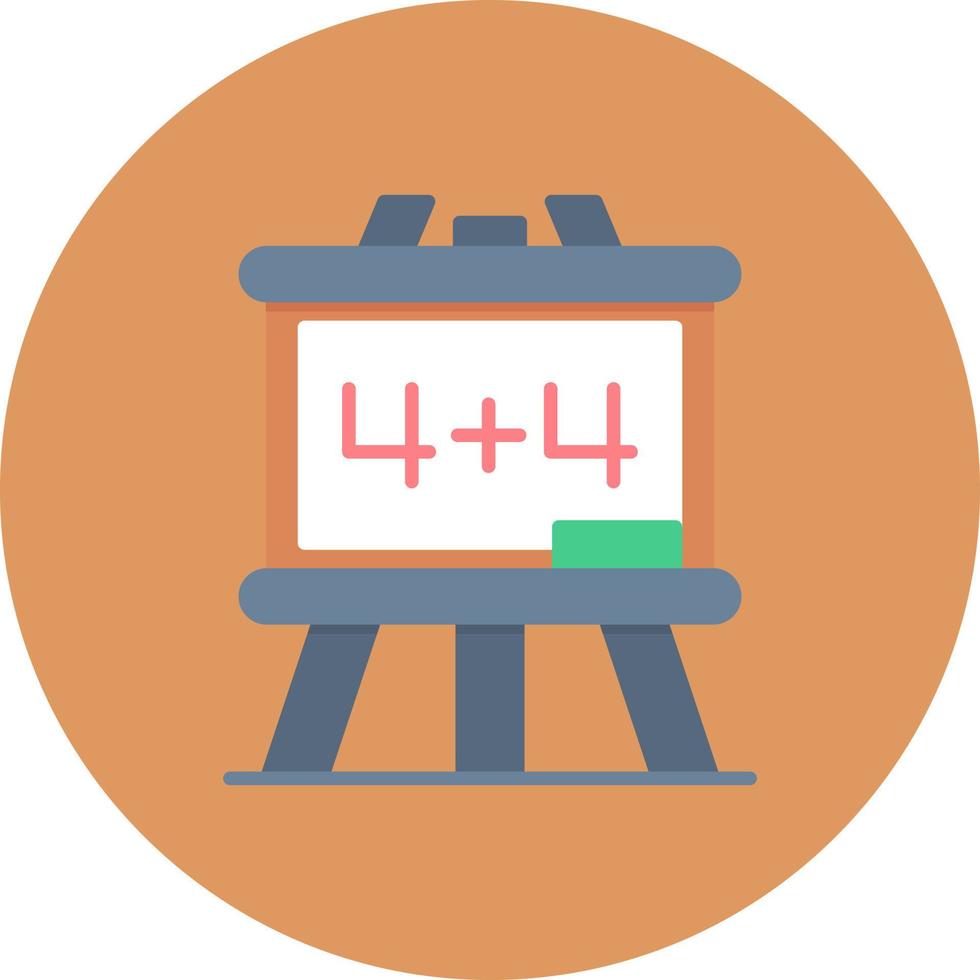 Whiteboard kreatives Icon-Design vektor