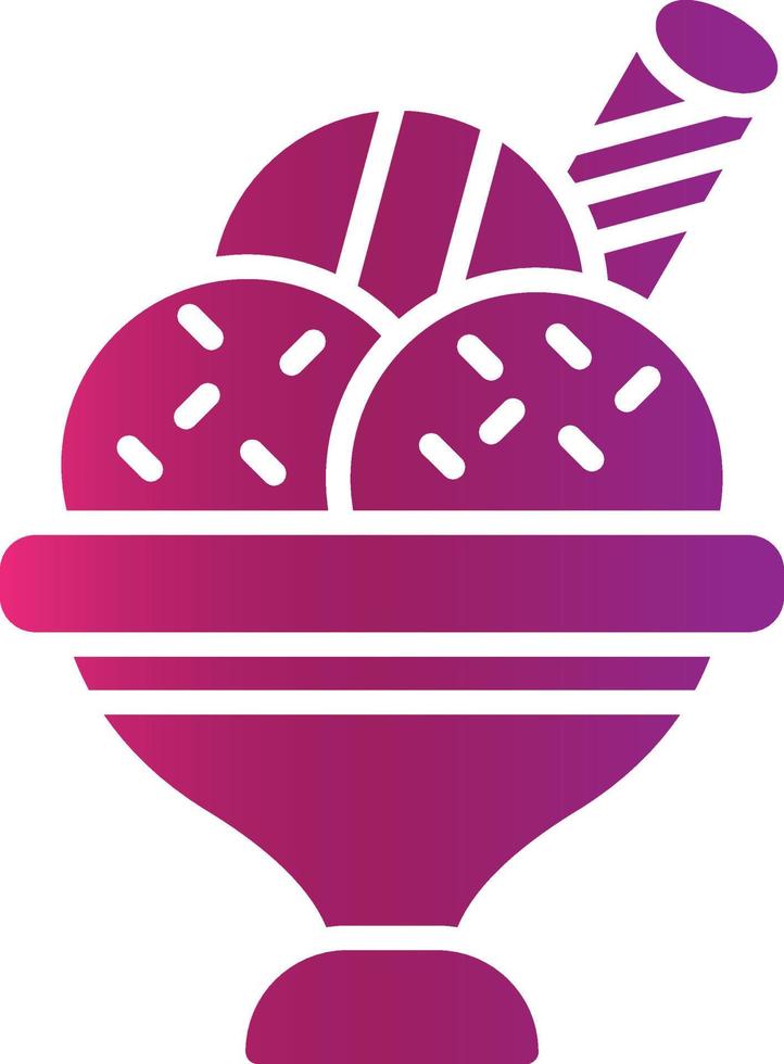 Dessert kreatives Icon-Design vektor