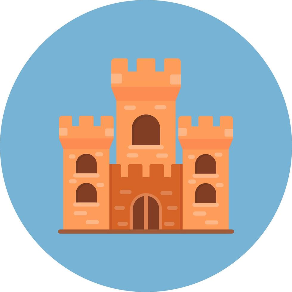 Schloss kreatives Icon-Design vektor