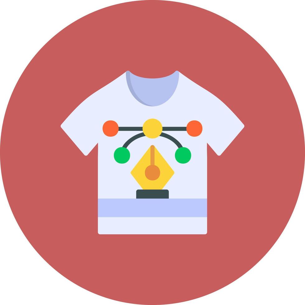 T-Shirt kreatives Icon-Design vektor