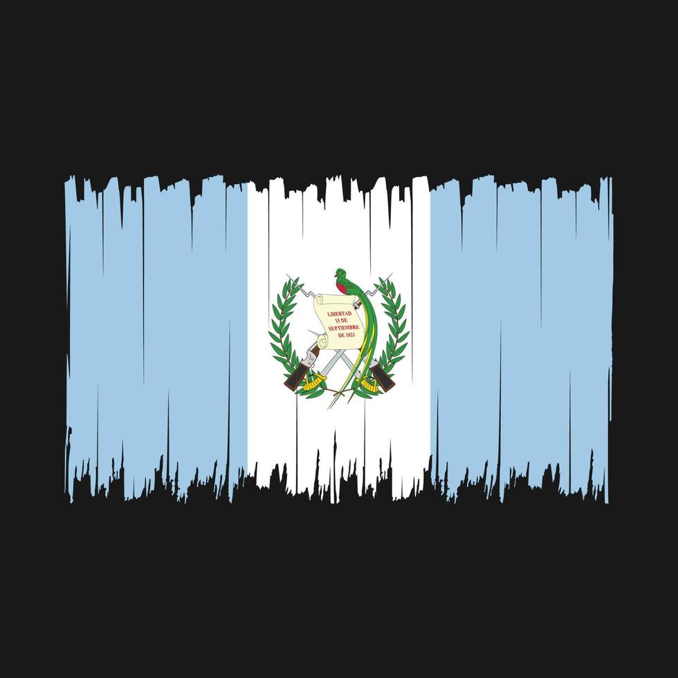 guatemalaflaggborste vektor