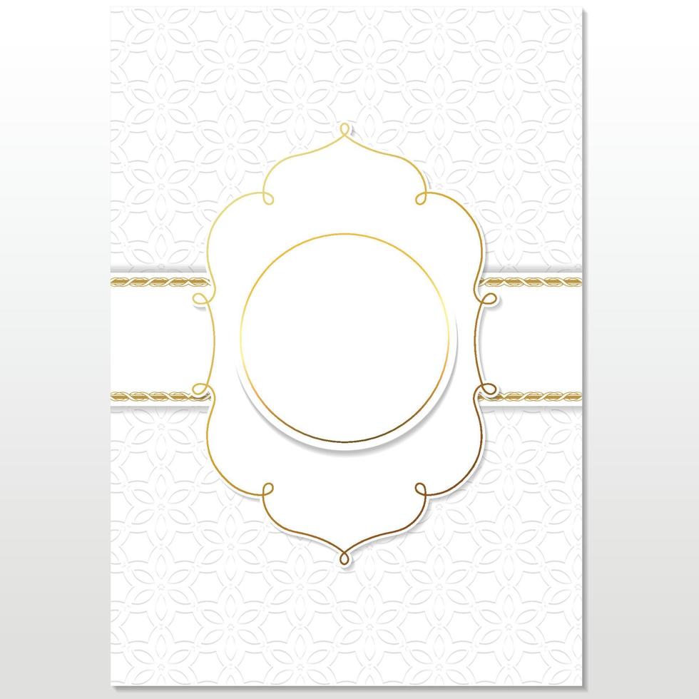 islamic bok omslag design, al quran bok omslag, eid ramadan lyx design vektor